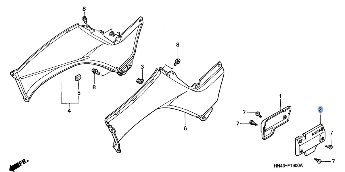 Honda OEM part 11320-HN5-670