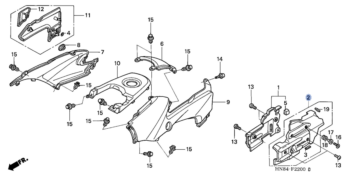 Honda OEM part 11320-HN8-A00ZA