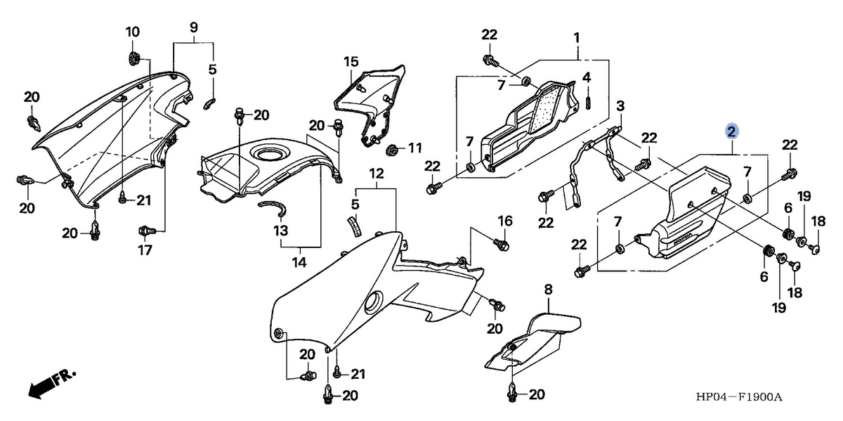 Honda OEM part 11320-HP0-A00ZA