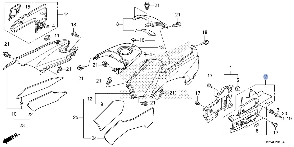 Honda OEM part 11320-HS2-A50ZA