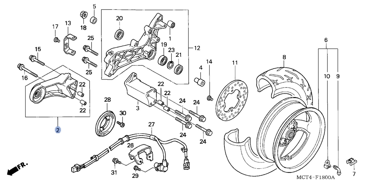 Honda OEM part 11320-MEF-000
