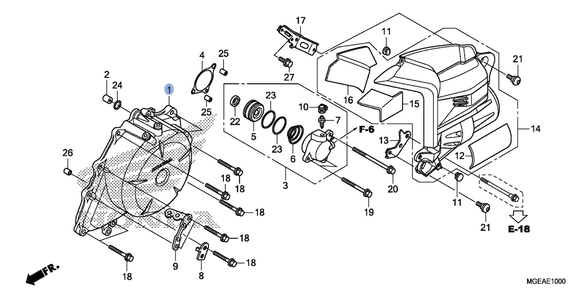 Honda OEM part 11320-MGE-010