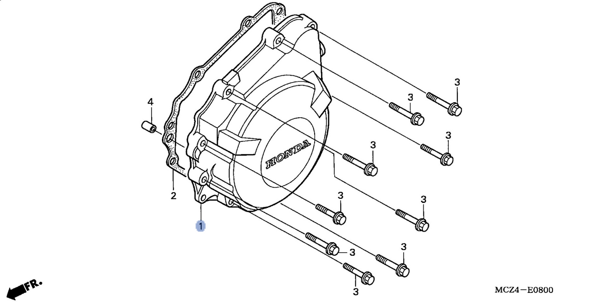 Honda OEM part 11321-MCZ-D20