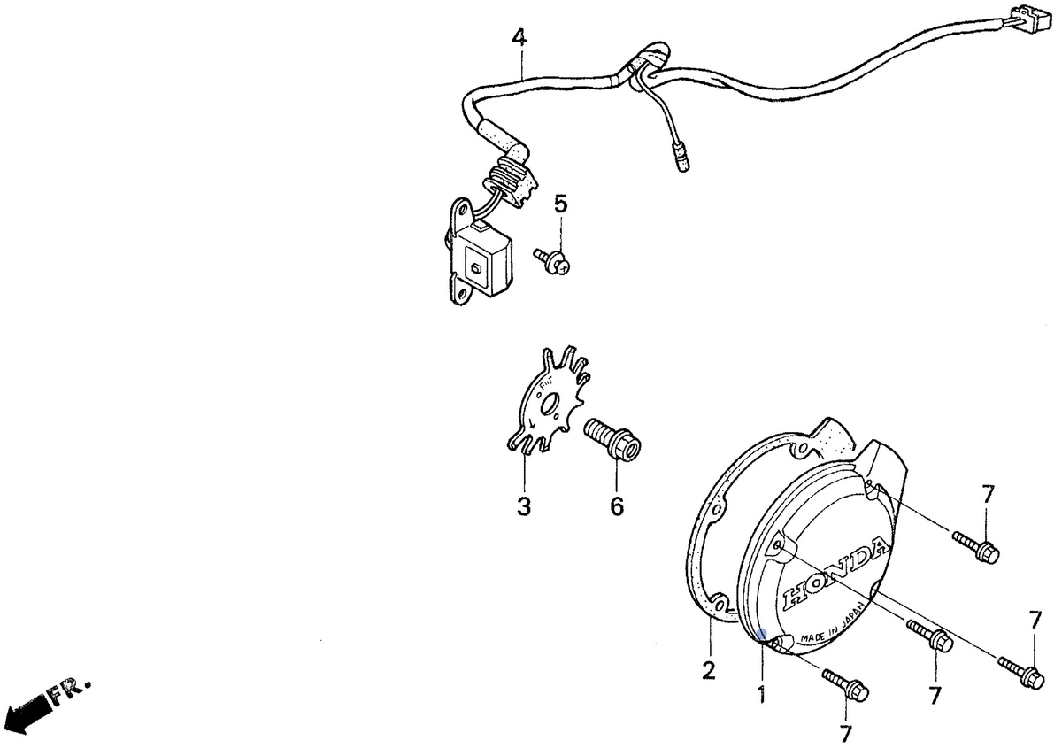 Honda OEM part 11321-MW3-670