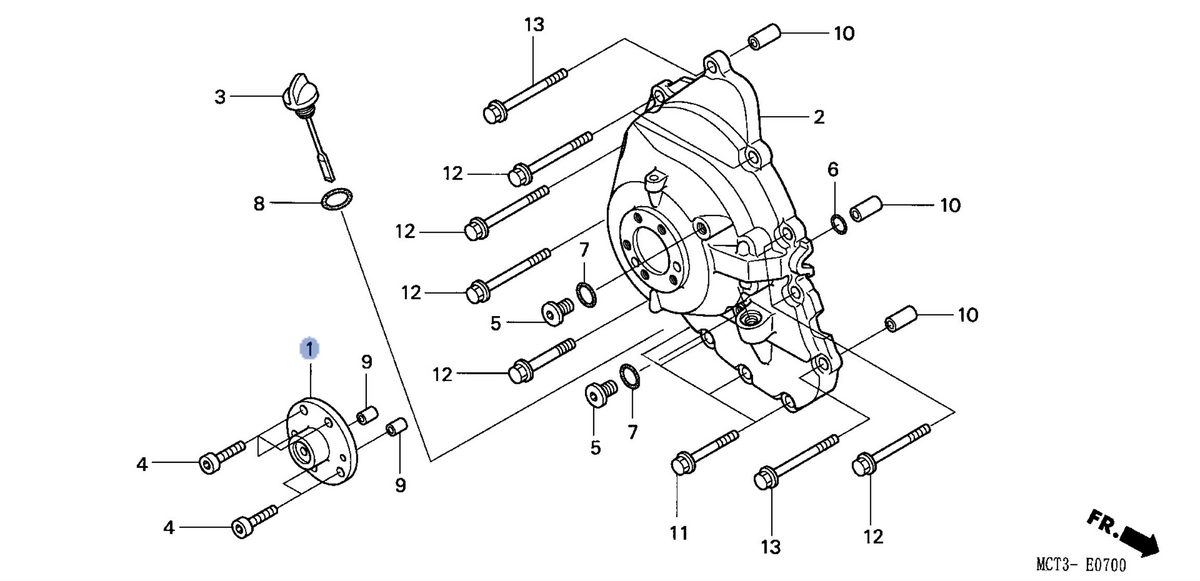 Honda OEM part 11325-MCT-010