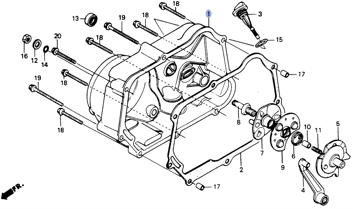 Honda OEM part 11330-GW8-690