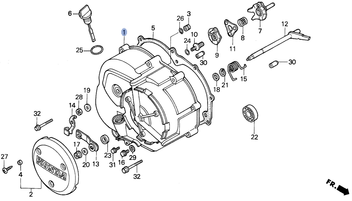 Honda OEM part 11330-HF1-670