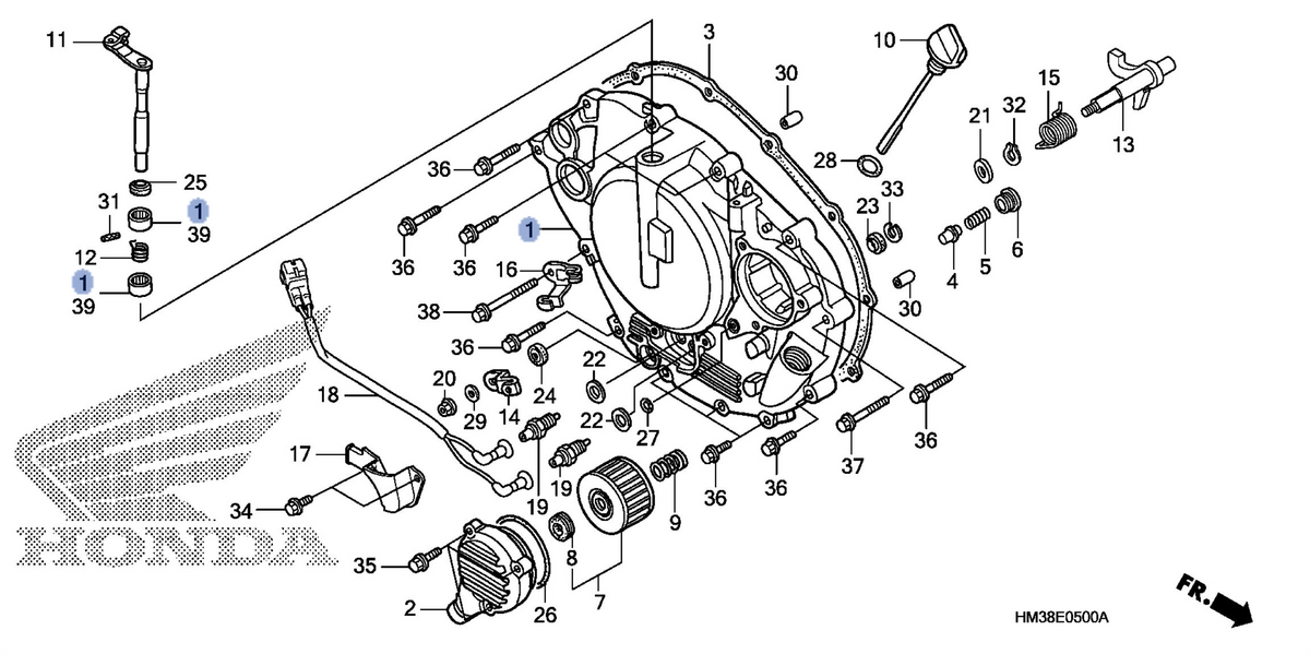 Honda OEM part 11330-HM3-A60