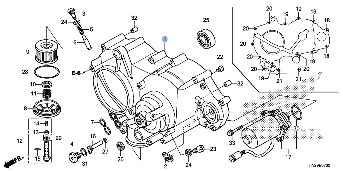 Honda OEM part 11330-HN2-000