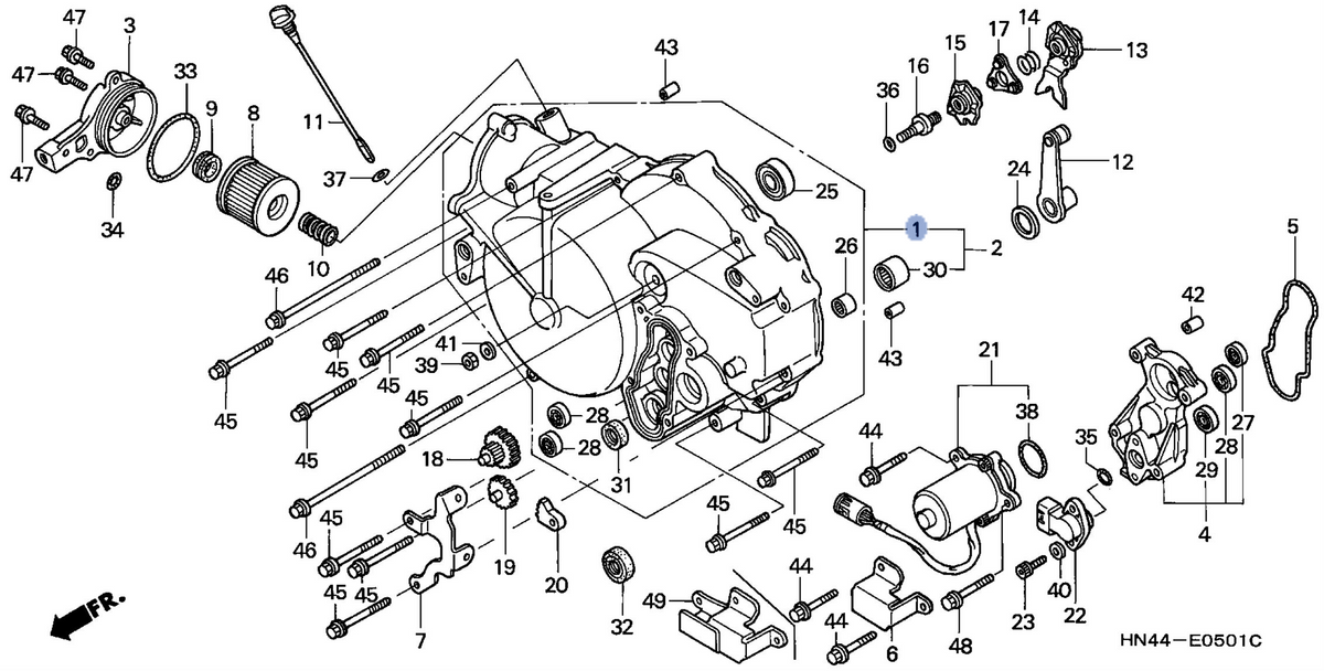 Honda OEM part 11330-HN4-A70