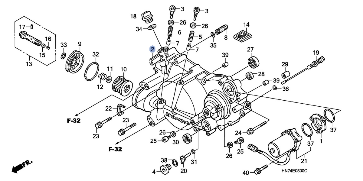 Honda OEM part 11330-HN7-900