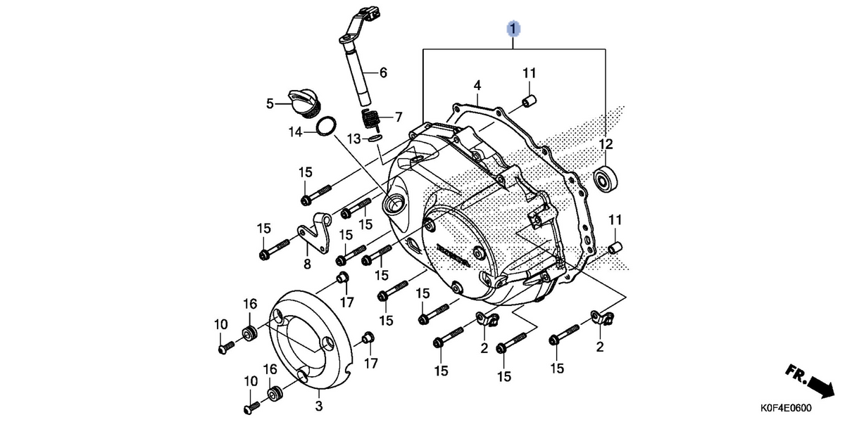 Honda OEM part 11330-K0F-T00