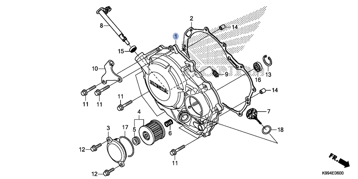 Honda OEM part 11330-K99-A00