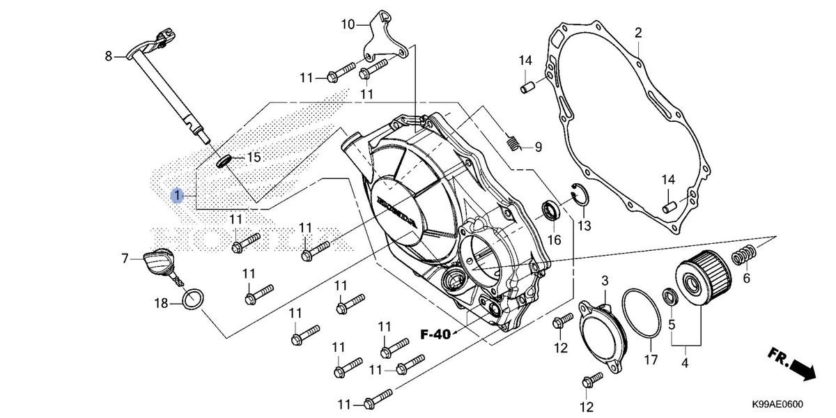 Honda OEM part 11330-K99-A70