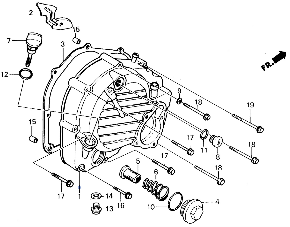 Honda OEM part 11330-KM1-672