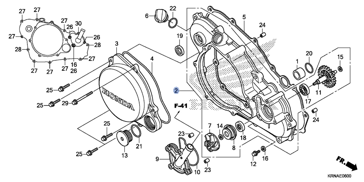 Honda OEM part 11330-KRN-A40