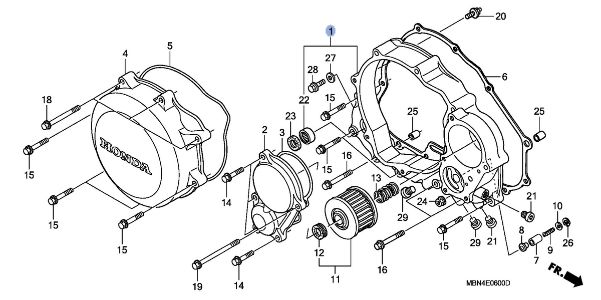 Honda OEM part 11330-MBN-670