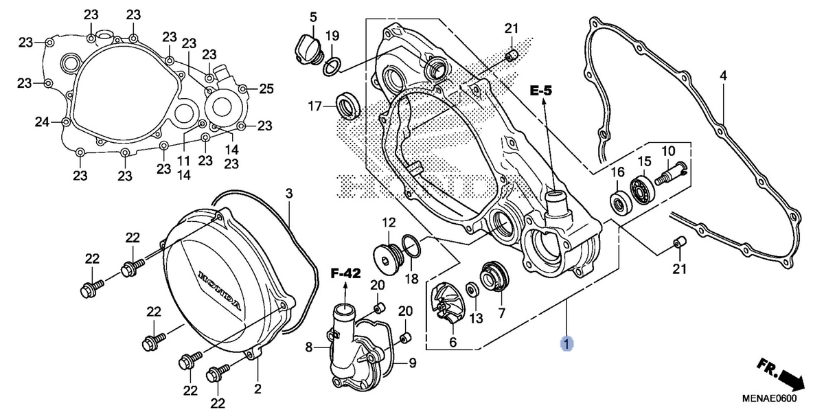 Honda OEM part 11330-MEN-A70