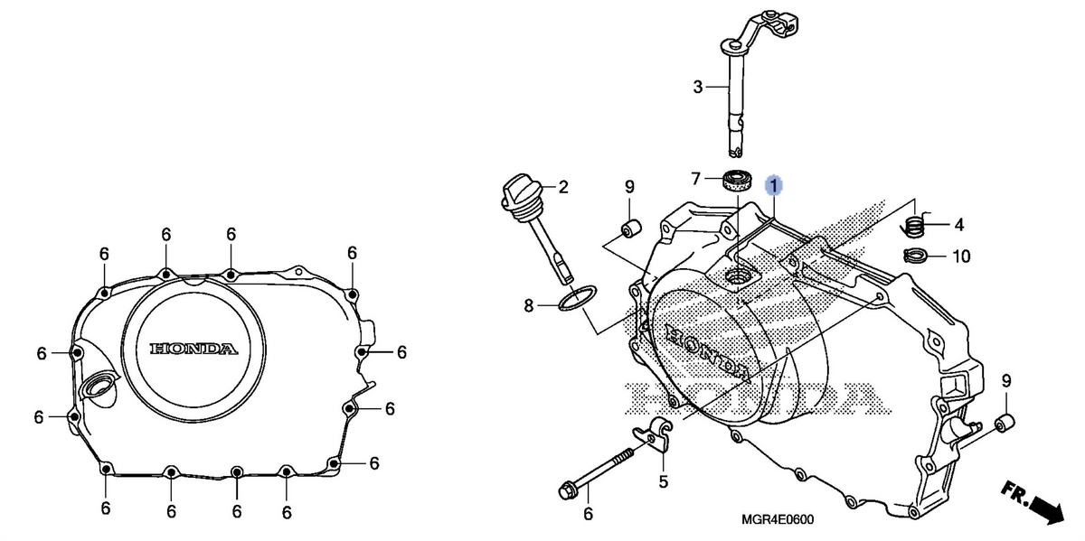 Honda OEM part 11330-MGR-670