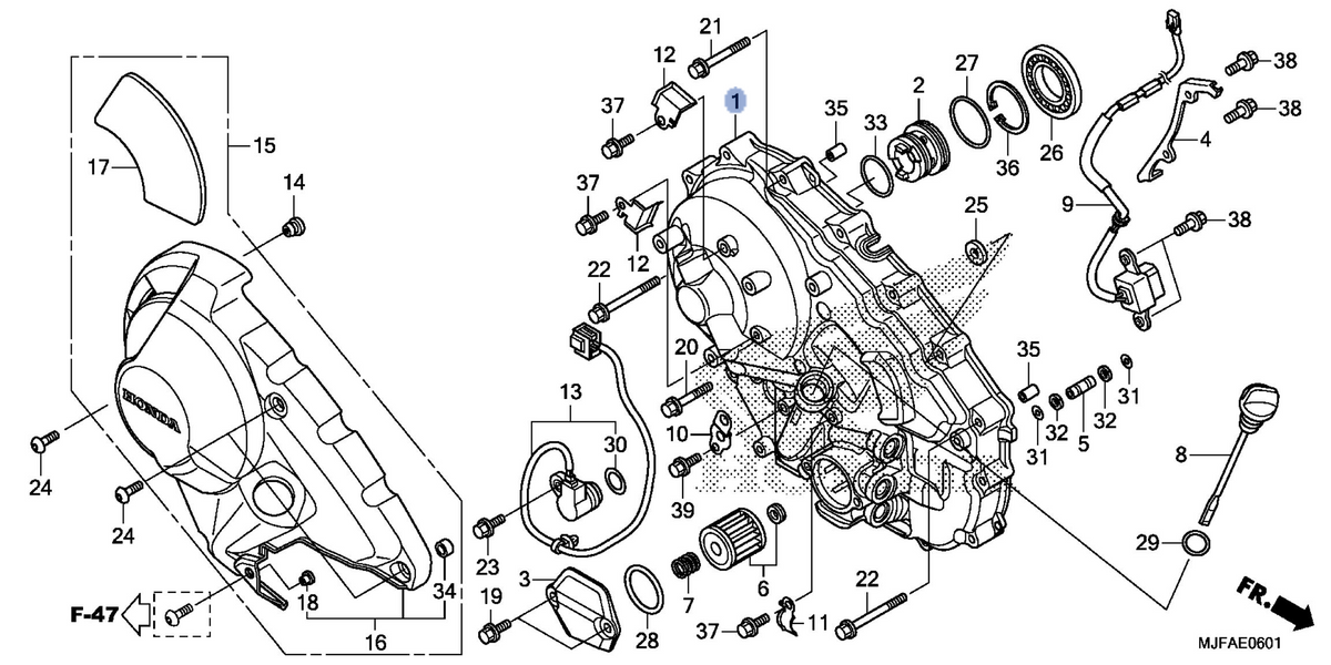 Honda OEM part 11330-MGS-D40