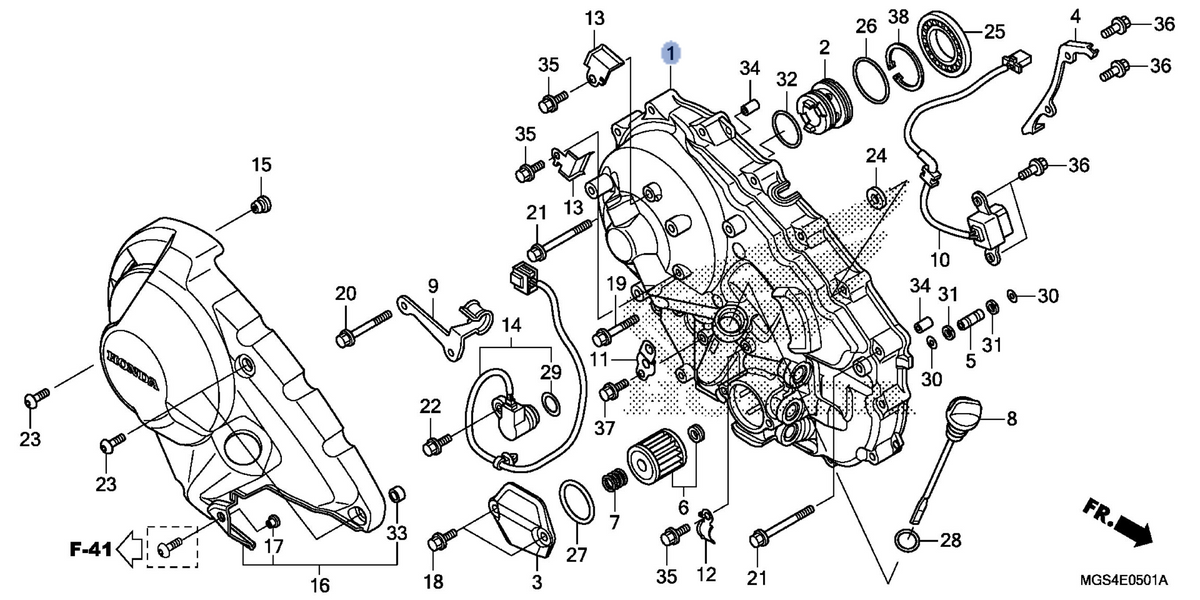 Honda OEM part 11330-MGS-D50