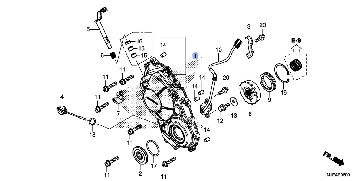 Honda OEM part 11330-MJE-DB0