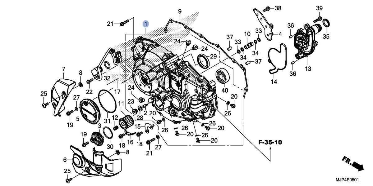 Honda OEM part 11330-MJP-G80