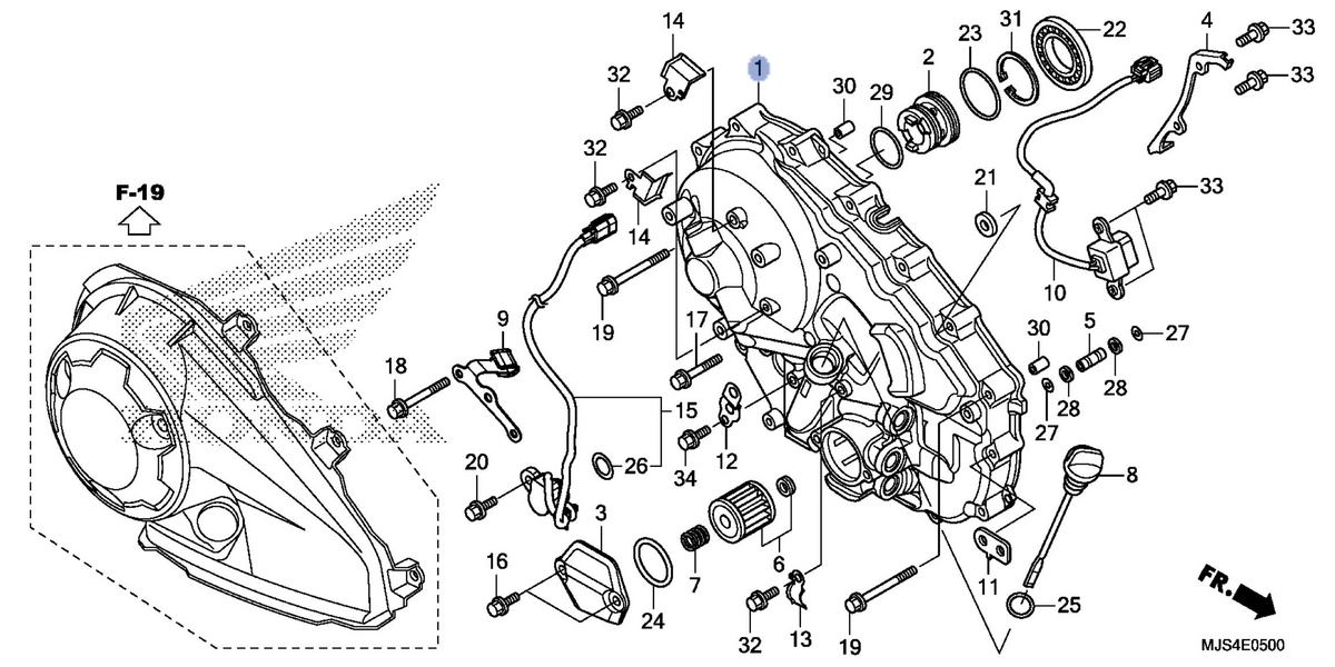 Honda OEM part 11330-MJS-J20