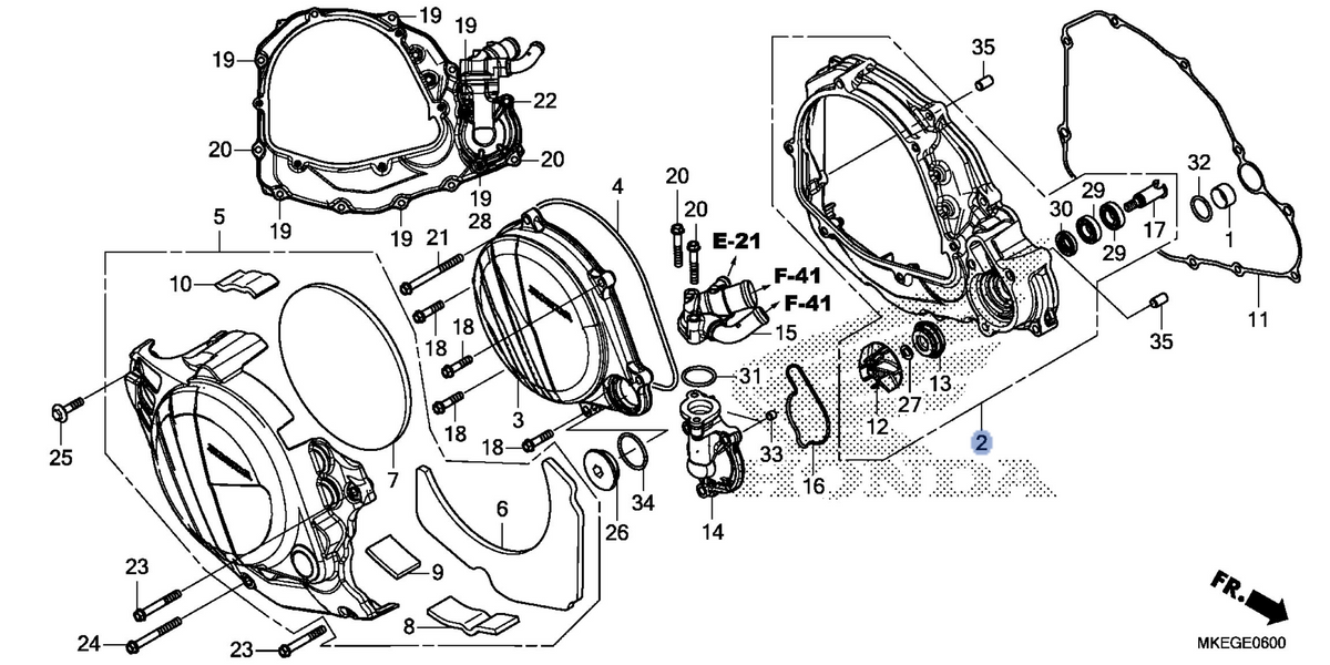 Honda OEM part 11330-MKE-A50