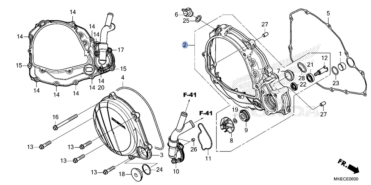 Honda OEM part 11330-MKE-AF0
