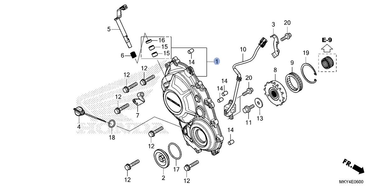 Honda OEM part 11330-MKY-T90