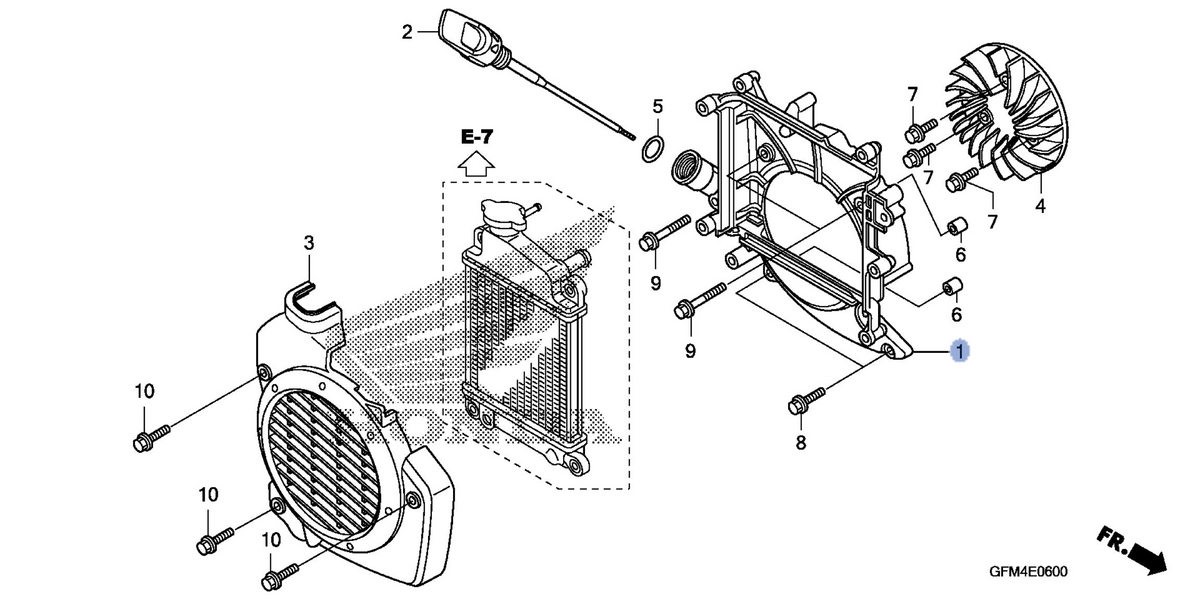 Honda OEM part 11331-GFM-900