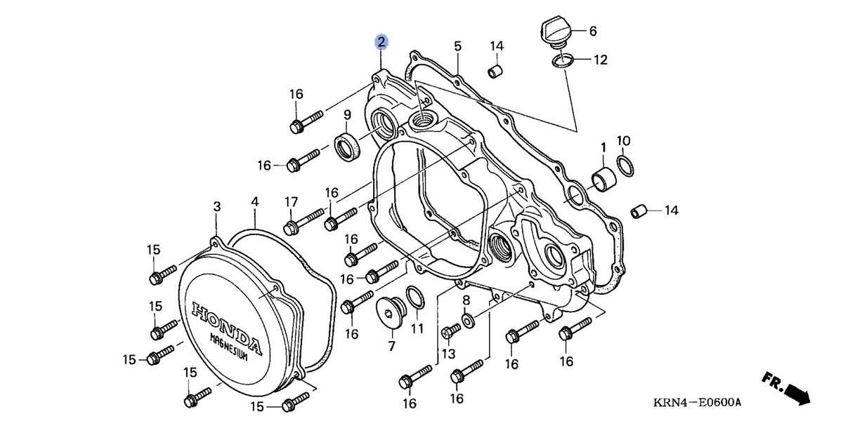Honda OEM part 11331-KRN-730