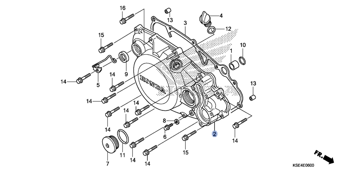 Honda OEM part 11331-KSE-670
