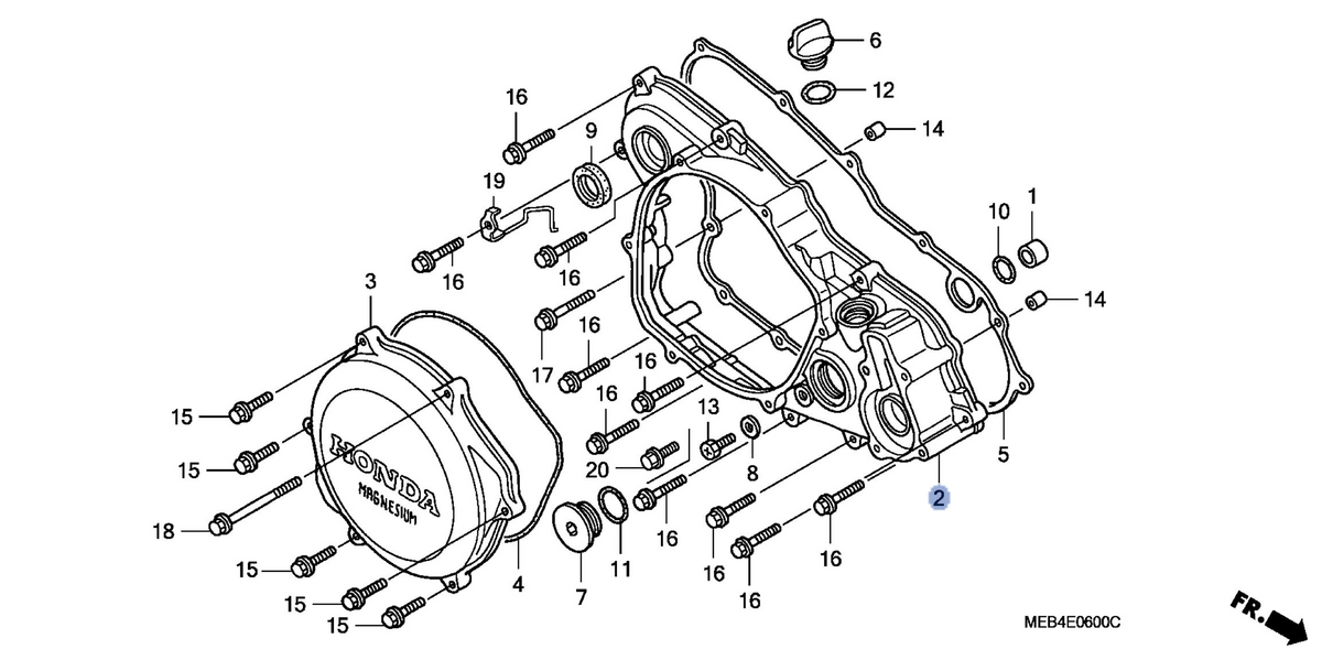 Honda OEM part 11331-MEN-A00