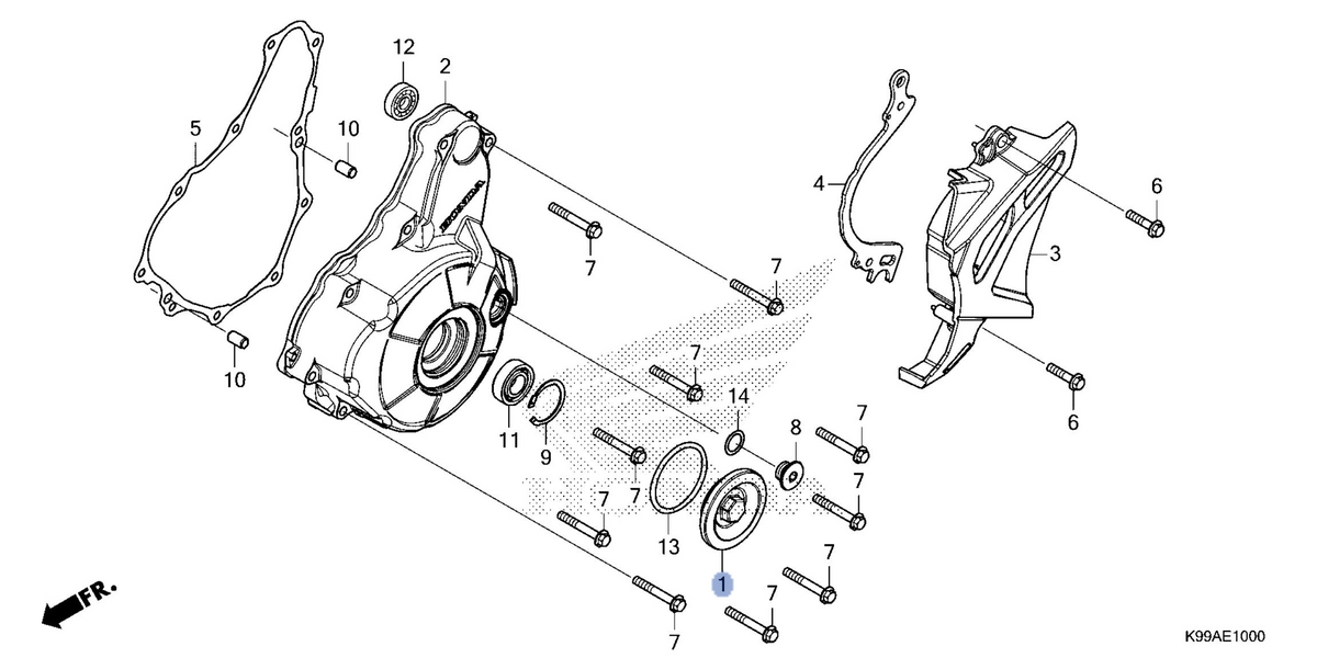 Honda OEM part 11332-K99-A70