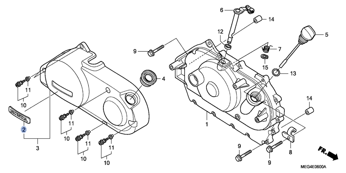 Honda OEM part 11332-MEG-000