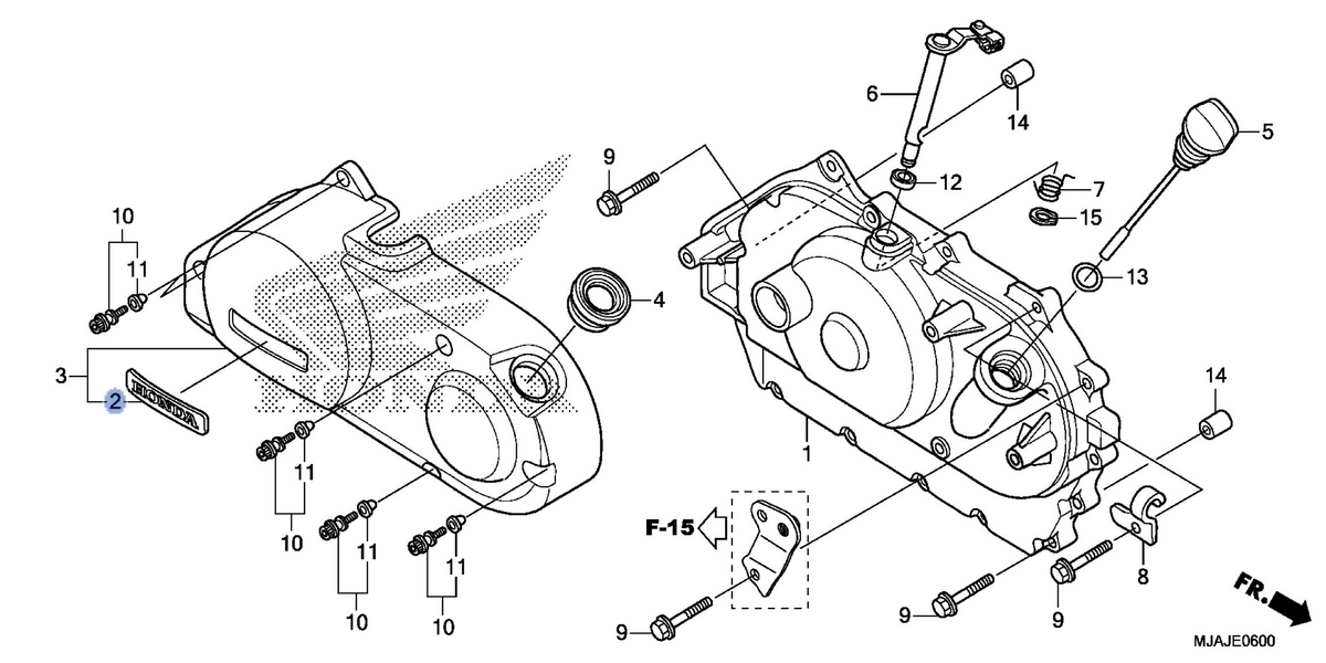 Honda OEM part 11332-MFE-A40