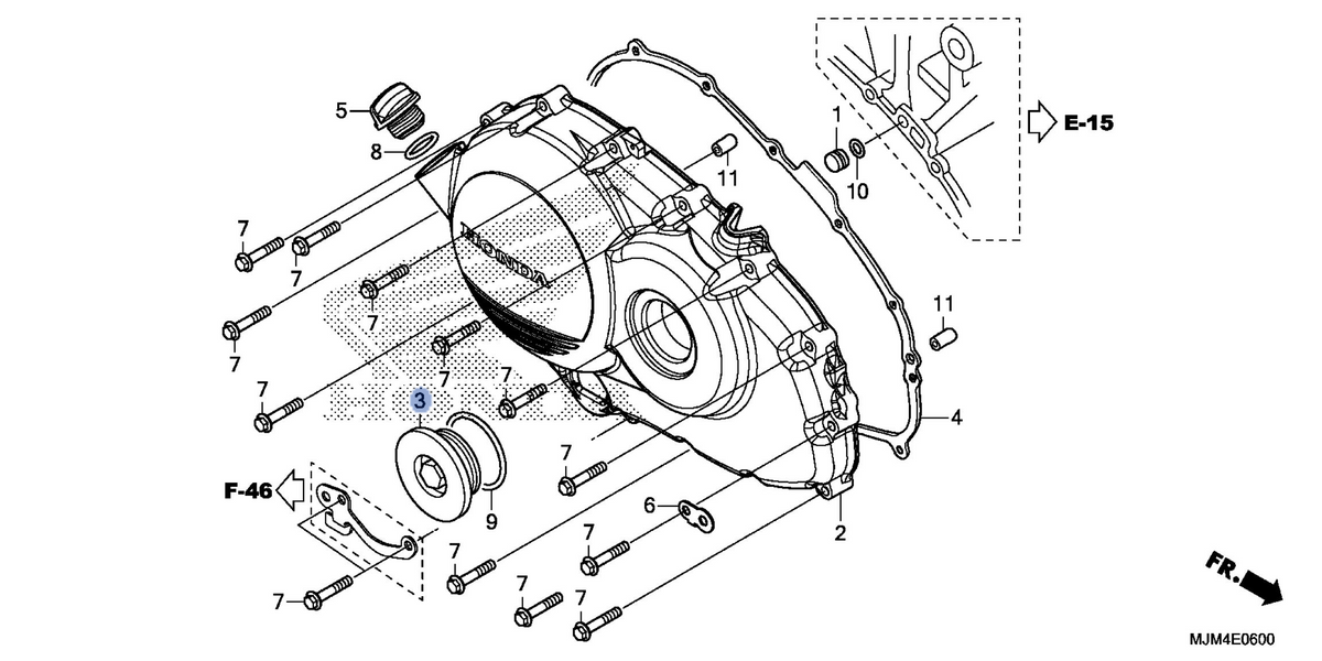 Honda OEM part 11332-MGH-D50