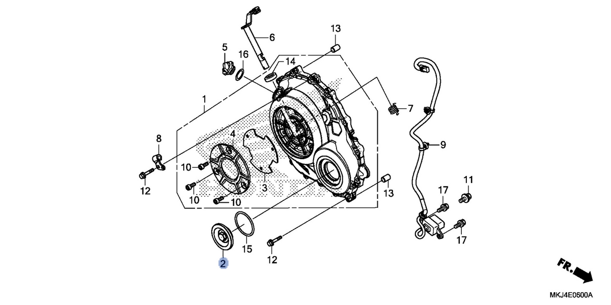 Honda OEM part 11332-MKJ-D00