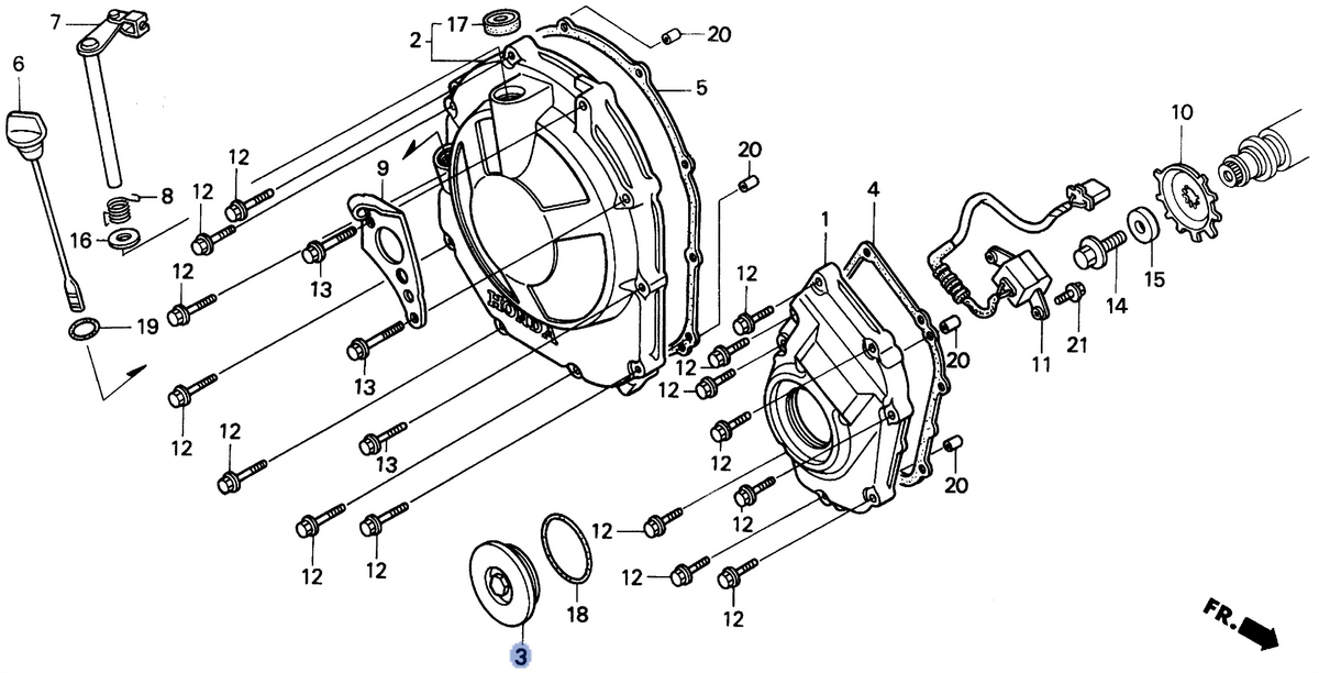 Honda OEM part 11332-ML7-000