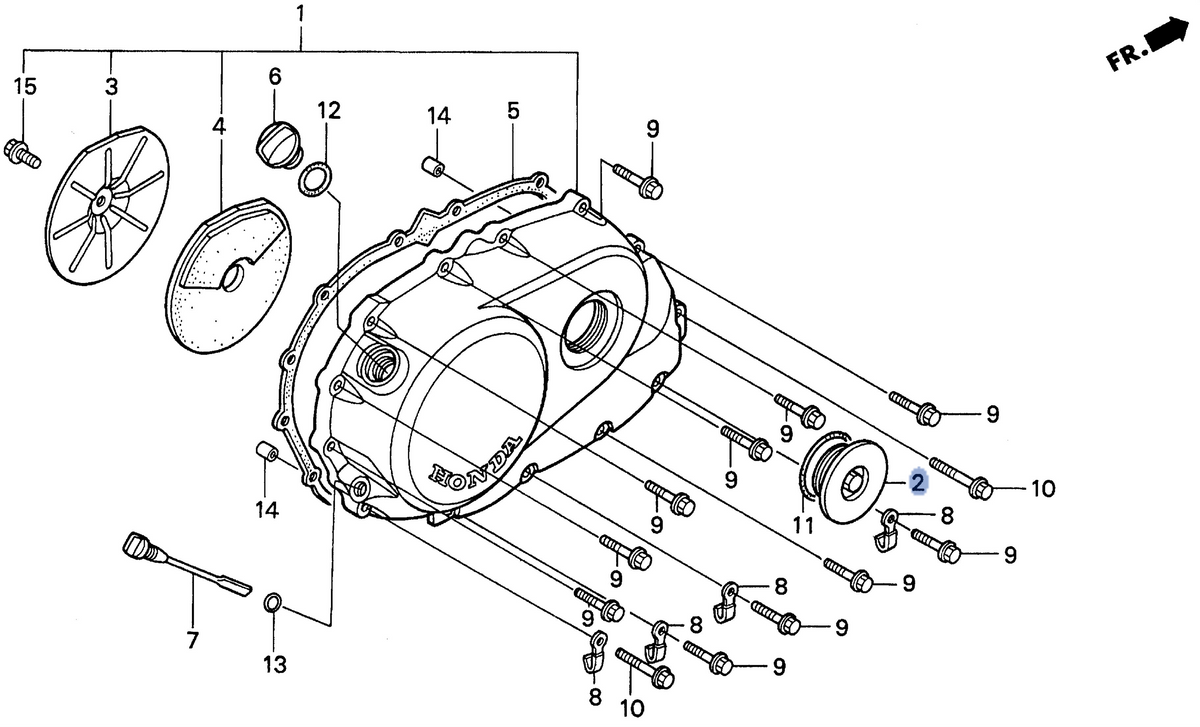 Honda OEM part 11332-MZ5-000