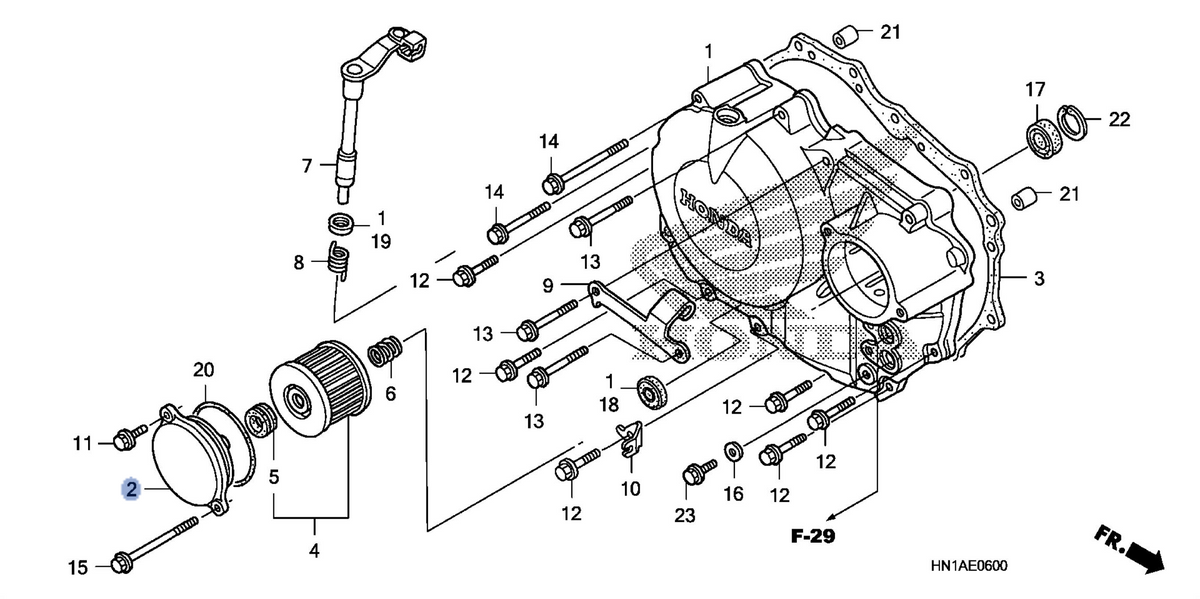 Honda OEM part 11333-HN1-A70