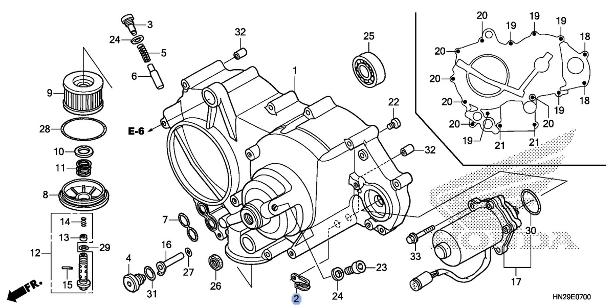 Honda OEM part 11333-HN2-000