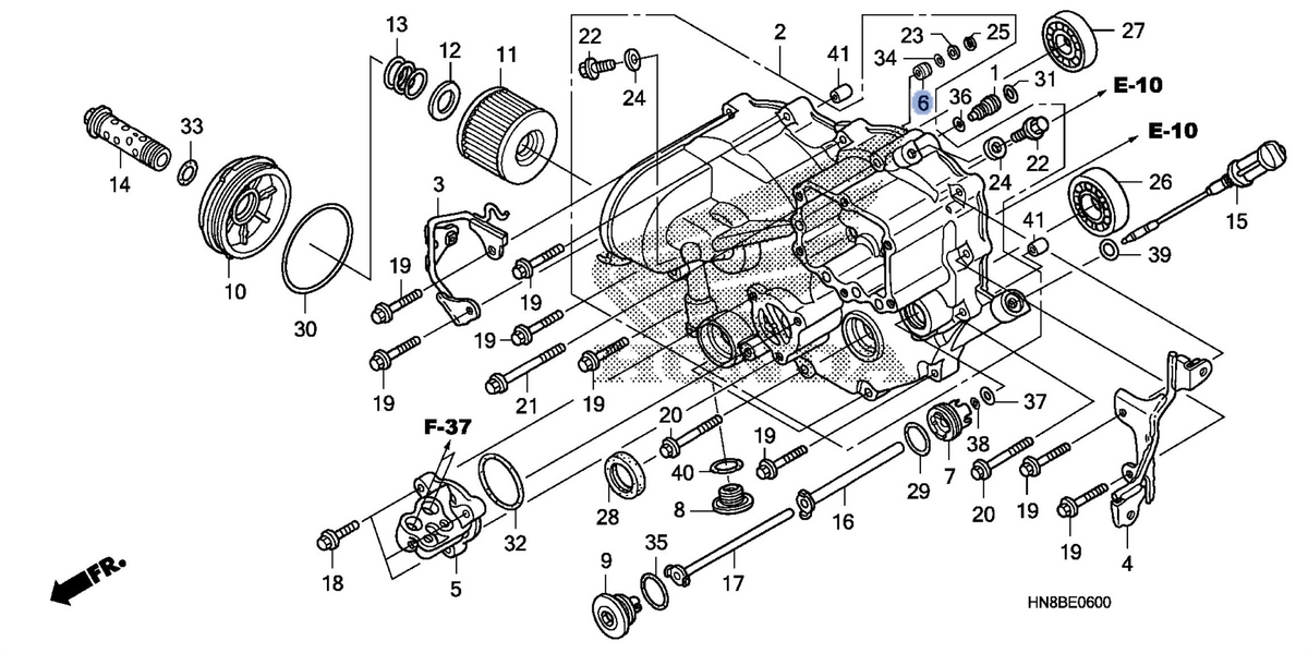 Honda OEM part 11333-HN8-000