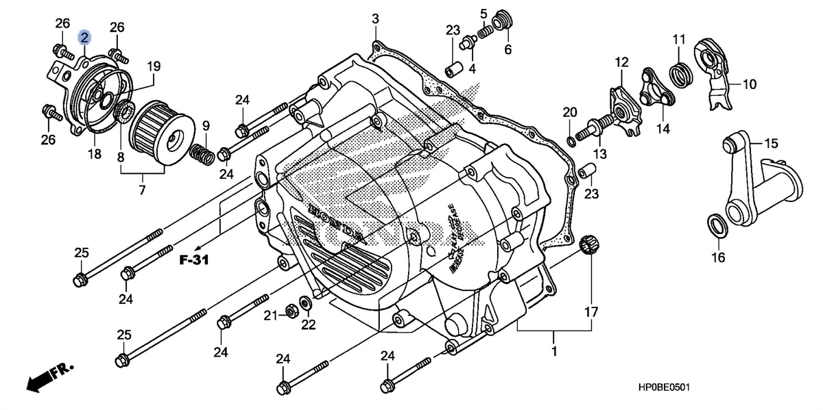 Honda OEM part 11333-HP0-A00