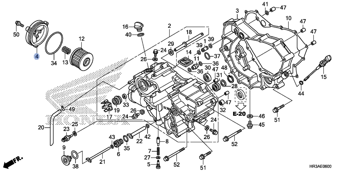 Honda OEM part 11333-HP7-A00