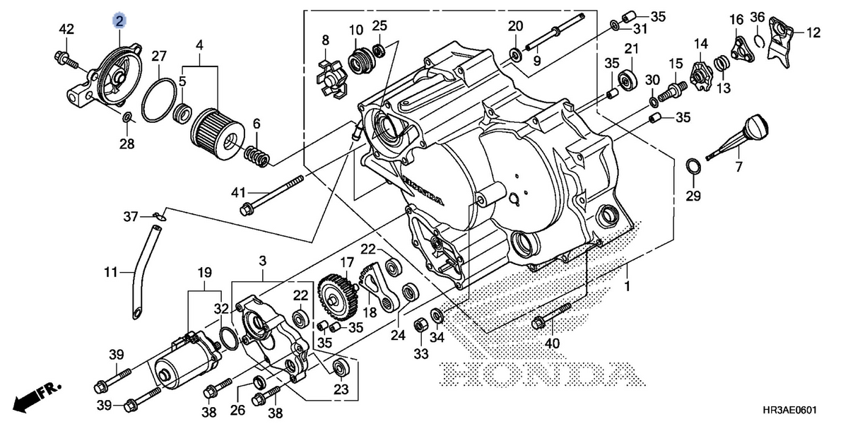 Honda OEM part 11333-HR0-F00