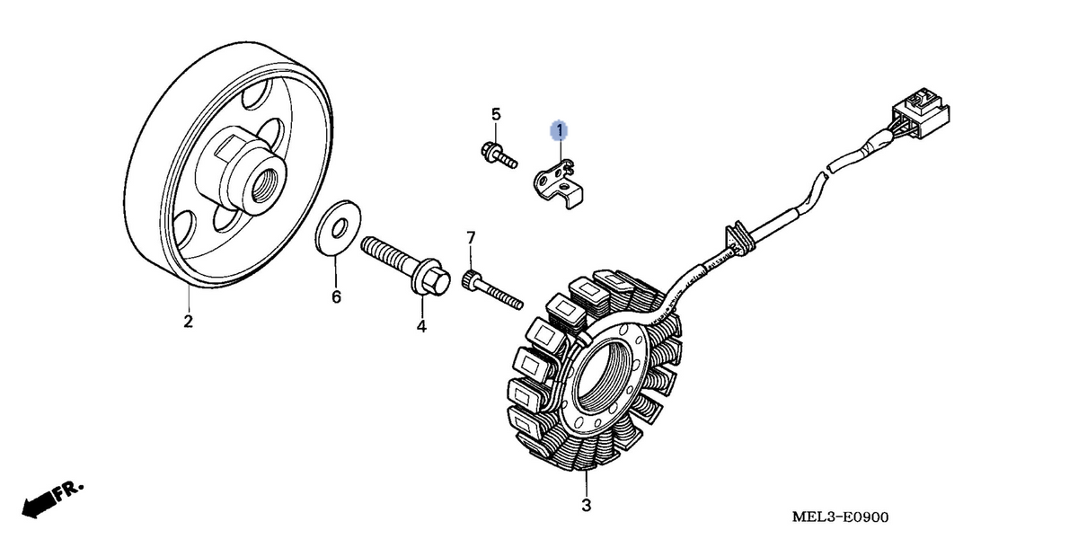 Honda OEM part 11333-MEL-000