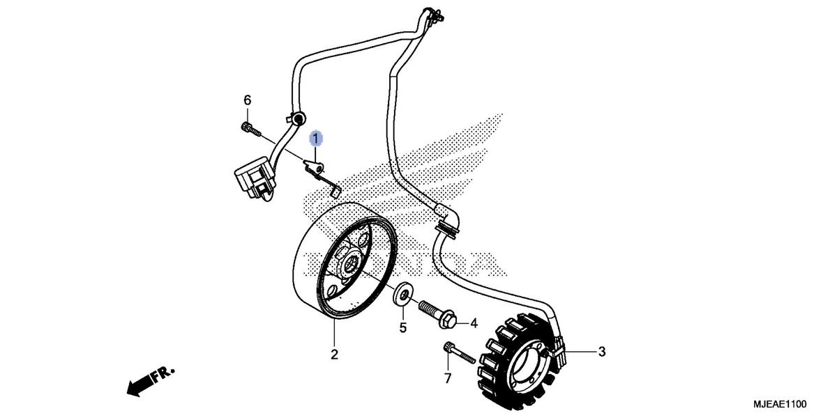 Honda OEM part 11333-MJE-D00